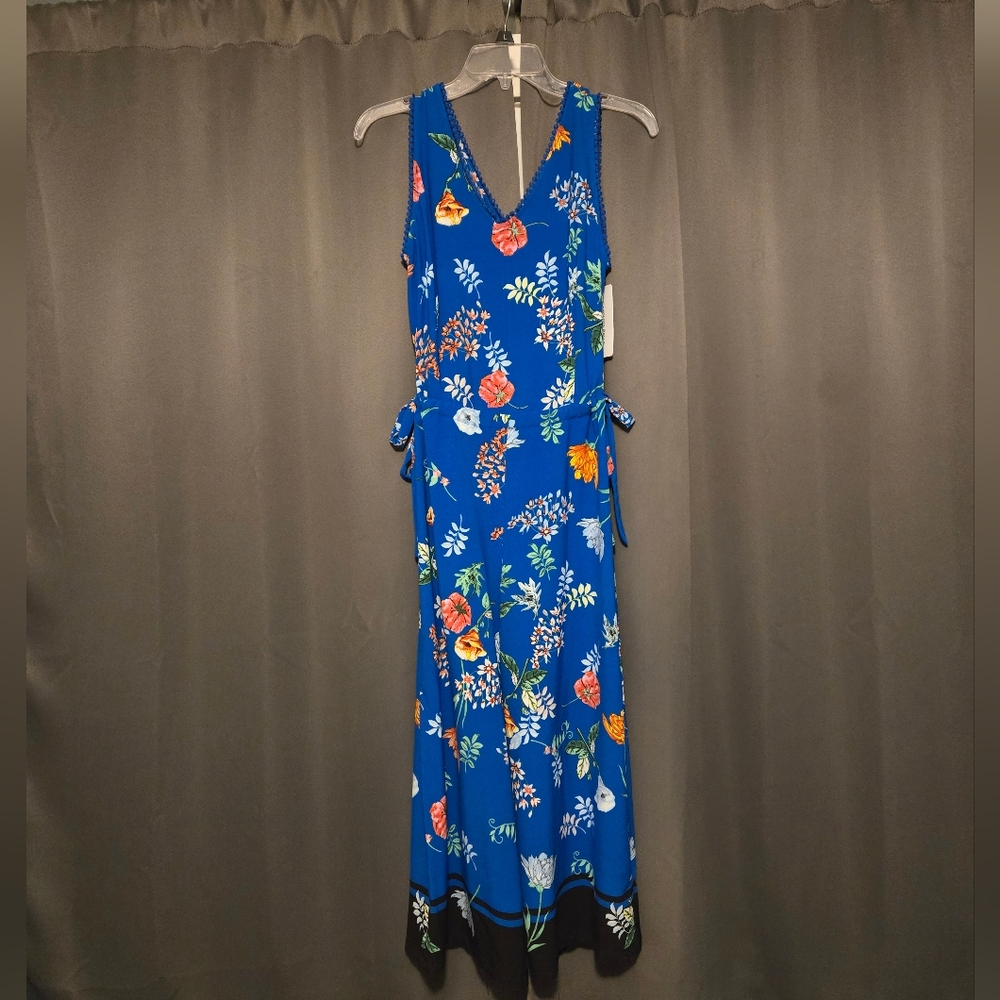 Carolina Floral Bell Midi Jumpsuit